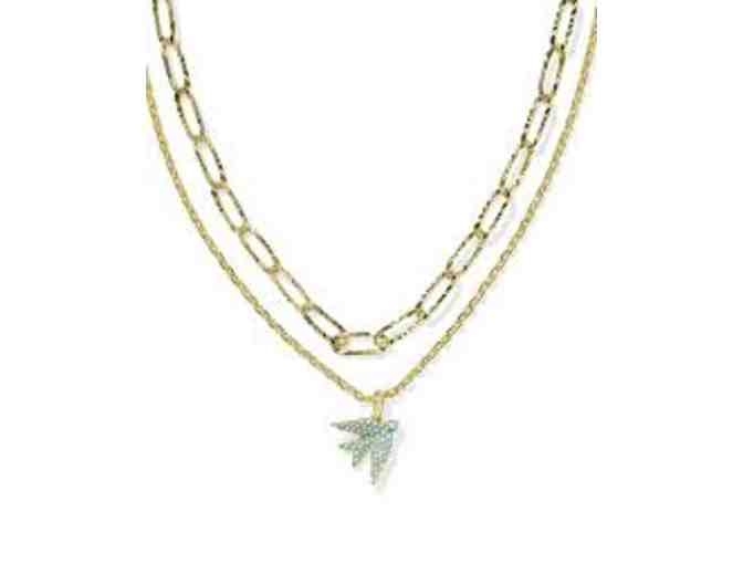 Kendra Scott Melody Bird Gold Multi Strand Necklace - Photo 1
