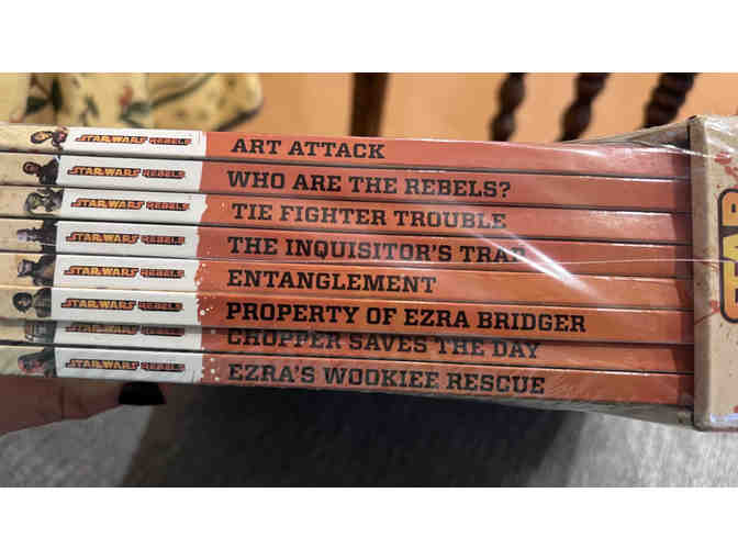 Star Wars Library (8 book collection) and Poster