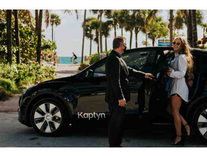 Luxury Private Transportation for 2 people in Kaptyn's Luxe Tesla X (or similar vehicle)