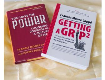 Frances Moore Lappe's signed 'You Have the Power' & 'Getting a Grip 2'