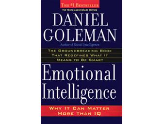 Daniel Goleman's signed 3-book 'Intelligence' set