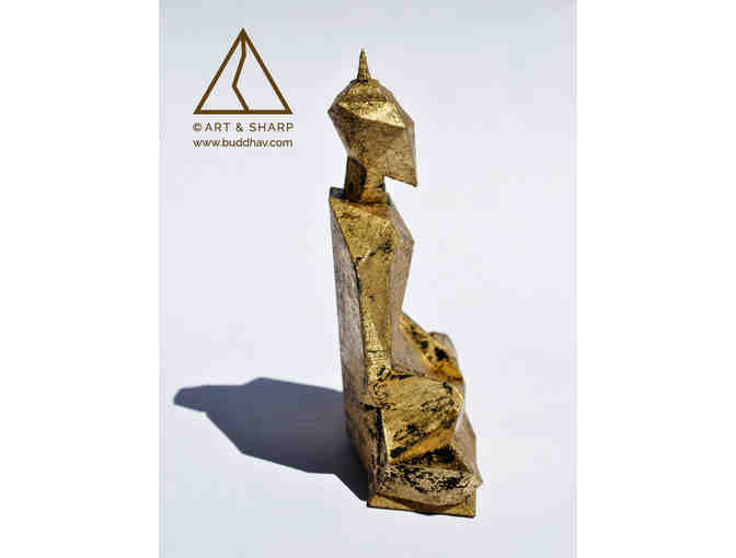 Daniele Presta/art and sharp: Golden Vintage 3D Printed 'Buddha V' Sculpture