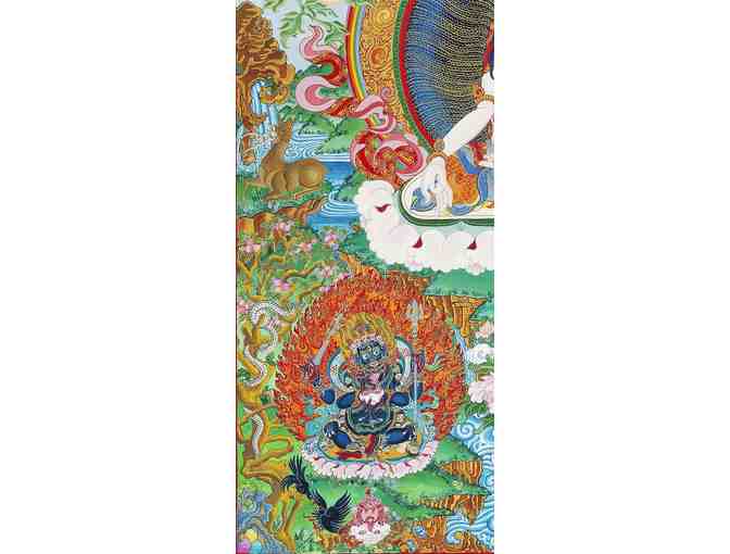 KaylaKomitoSacredArt: 'White Tara Thangka' Fine Art Print