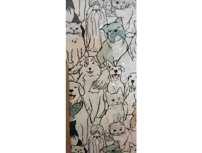 Cotton Collection Twin Sheet Set-Dogs and Cats - Photo 2