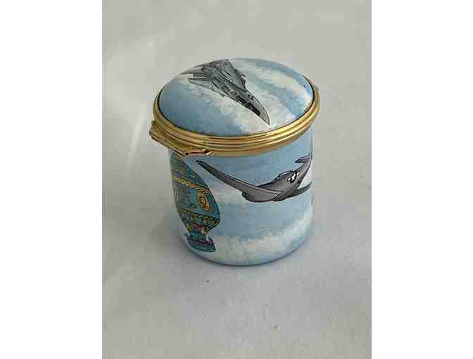 Halcyon Days Enamel Box: David Randall Morgan