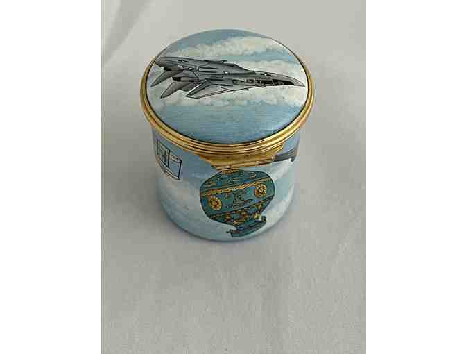 Halcyon Days Enamel Box: David Randall Morgan