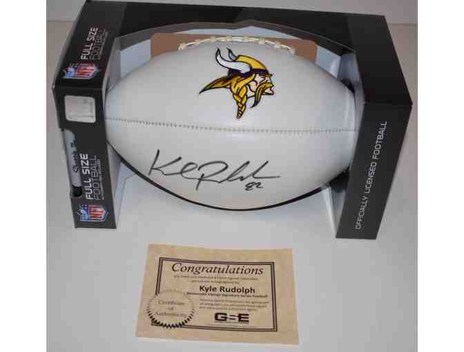 Minnesota Vikings - Kyle Rudolph Autographed Football