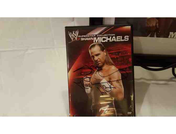 WWE Superstar Shawn Michaels, 'The Heartbreak Kid' Autographed Picture and DVD