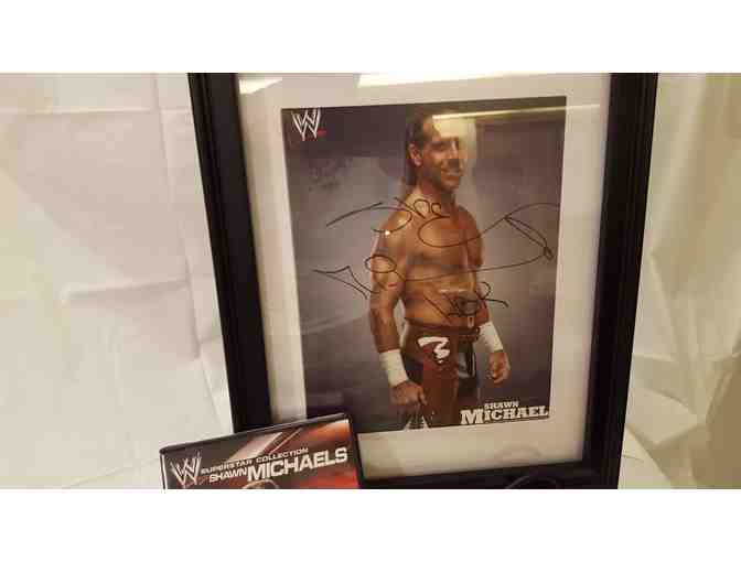 WWE Superstar Shawn Michaels, 'The Heartbreak Kid' Autographed Picture and DVD