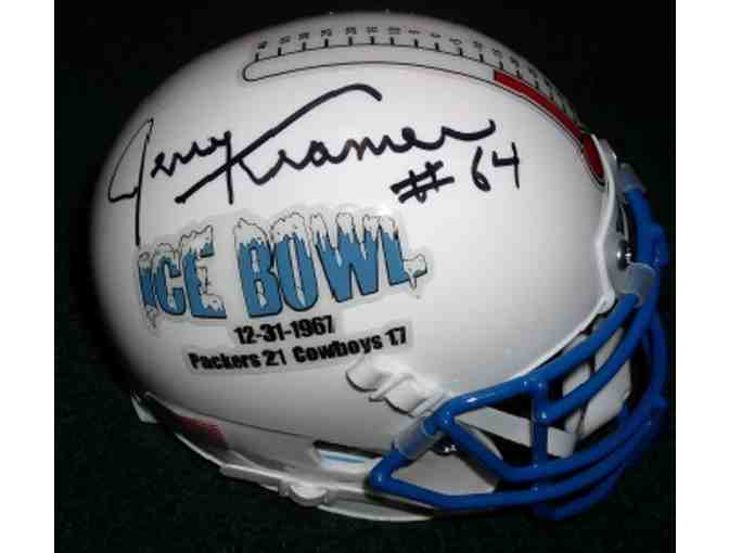 Jerry Kramer Autograph commemorative Ice Bowl mini helmet