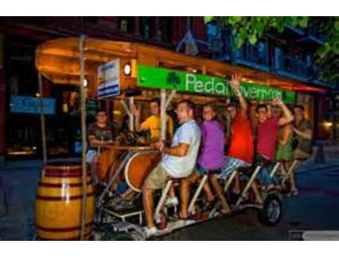 Pedal Tavern 2 hour Tour Valid Sunday through Friday, $30 Gift Card to The Irish Pub