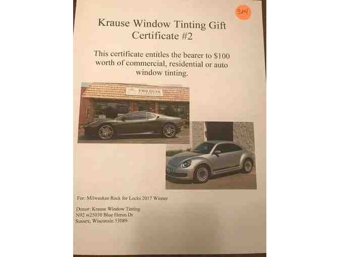 Krause Window Tinting Gift