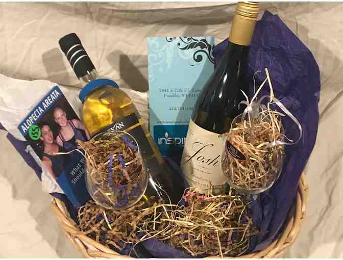 Inspire Salon/Spa $100 Gift Card, $25 Mimosa Gift Card, Barkan Classic Emerald Reisling