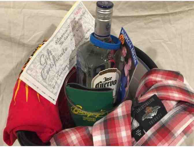 Mens Harley Davidson Plaid Button up Shop Shirt, Oil Change/Tire rotate & Tequila
