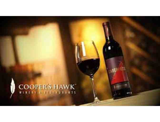 Coopers Hawk Lux Wine Tasting for 4, 2 Bottles of Wine, Dinner, Appetizer, Dessert, more