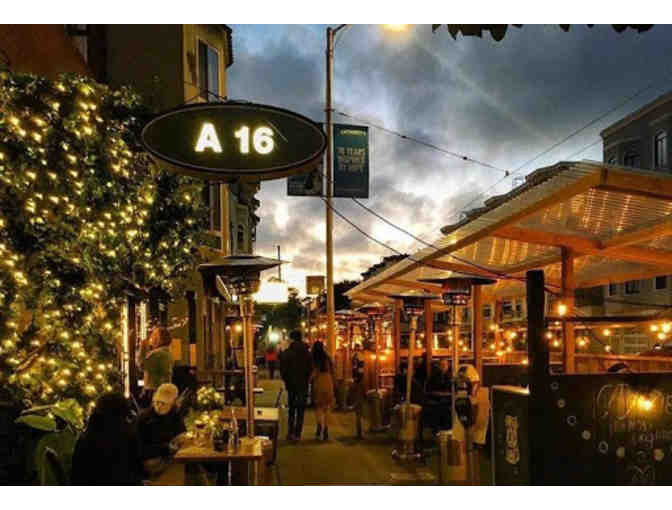 $100 Gift Certificate to A16 Restaurant - Photo 1