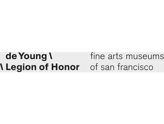2 TICKETS TO THE DE YOUNG MUSEUM