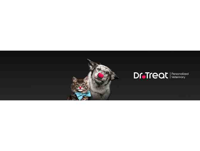 DR. TREAT: PERSONALIZED VETERINARY CARE: 1-year membership, Plush toy & clean up bag holde - Photo 1