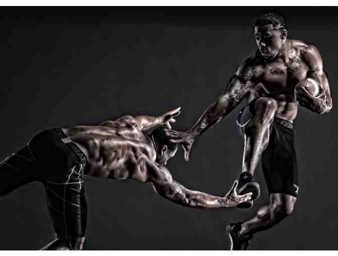 "Bodies In Action" sports art by photographer Mitchel Gray - 16"x20", Shaun Draughn - Photo 1
