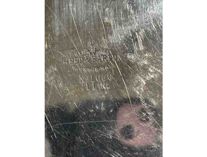 Reed & Barton Round Quadrupled Silver Plated Serving Plate/Tray 11.5' (Vintage)