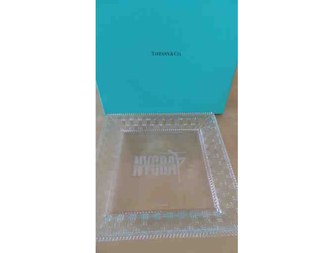 Tiffany & Co. NYCDA Inscribed Crystal  Plate