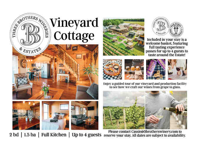 Two-Night Vineyard Cottage Getaway at Three Brothers Wineries & Estates - Photo 1