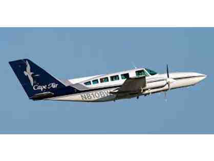 TRAVEL ADVENTURE-RT AIRLINE TIX FOR 2 - HYANNIS-NANTUCKET ON CAPEAIR