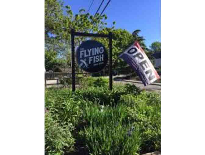 DINING OUT ON THE CAPE/WELLFLEET - GIFT CARD FOR THE FLYING FISH CAFE