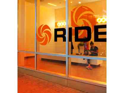 5 pack spin class at RIDE Indoor Cycling