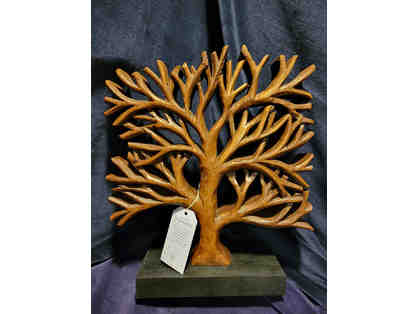 34. Carved Wood Tree of Life