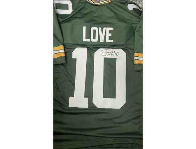 Jordan Love Green Bay Packers Autographed Jersey