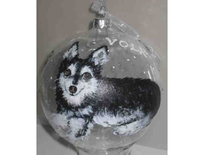 Personalized Hand-crafted Dog Ornament