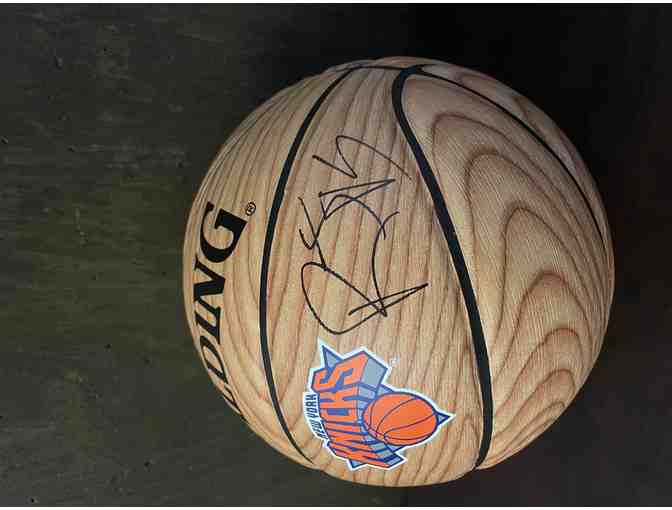 RJ Barrett of the New York Knicks Signed Baskeball