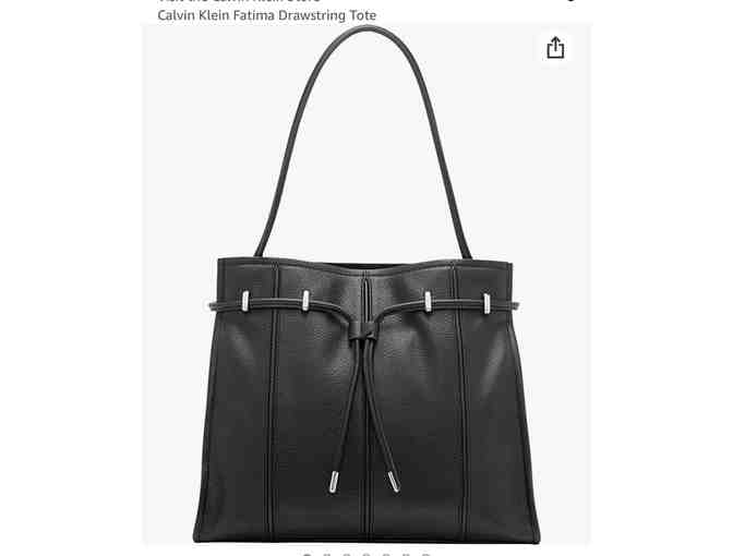 Calvin Klein Black Fatima Bag - Photo 1