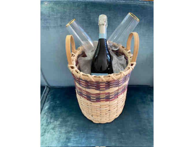 Beautiful Handwoven Basket by Local Artisan - Photo 1