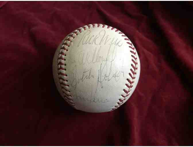 Autographed Red Sox baseball, 1977