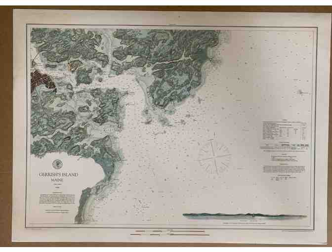 Gerrish Island map print