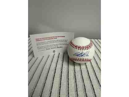 Minnesota Twins Autographed Baseball: Brock Stewart