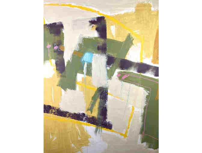 Kurtis Brand Original Acrylic on Canvas Painting (55' x 50') - Third Noble Truth