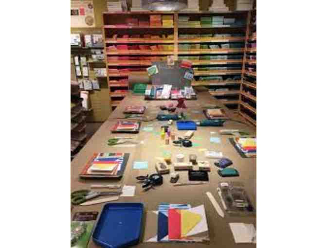 Private card-making workshop for 6 at PaperSource in Berkeley