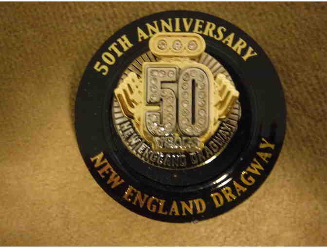 New England Dragway T-Shirt, Decal, & 50th Anniversary Ring