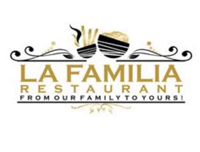 $30 gift certificate to La Familia Restaurant - Easton