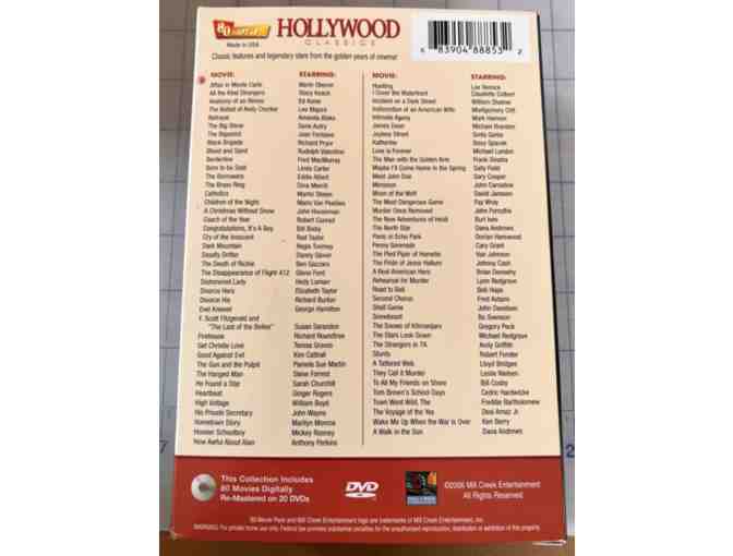 Hollywood 20 Disc DVD Set of 80 Movie Classics