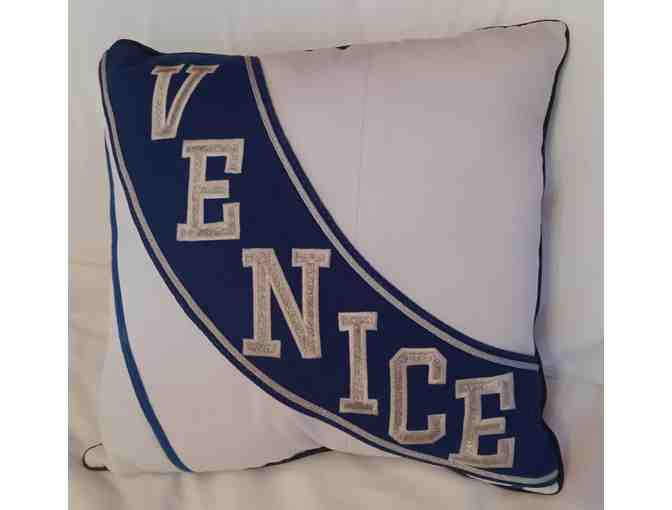 #2 of 2 Pillows made from a Venice High Mighty Gondolier Band Uniform - Photo 1