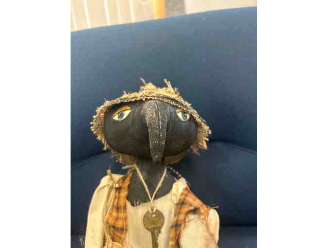 Mr. Crowley Primitive/Folk Crow Doll Made Locally! Decoration Only - Photo 3