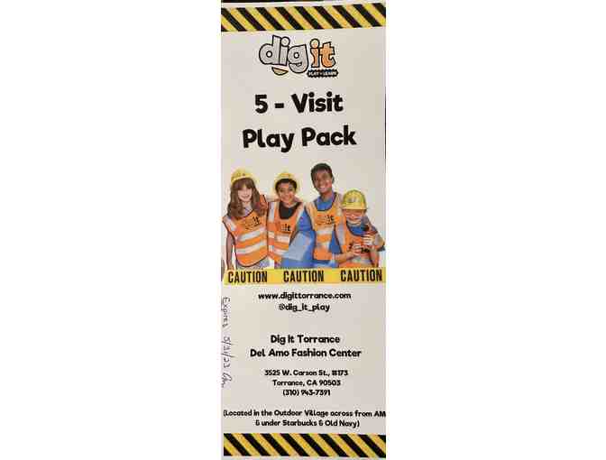 DIG IT! Torrance CHILDREN'S INDOOR ACTIVITY CENTER Gift Basket with 5 Admission Passes - Photo 2