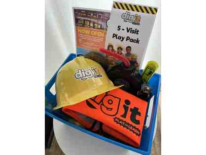 DIG IT! Torrance CHILDREN'S INDOOR ACTIVITY CENTER Gift Basket with 5 Admission Passes