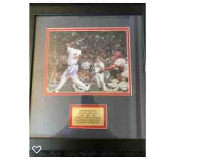 AUTOGRAPHED David Ortiz WORLD SERIES PHOTO