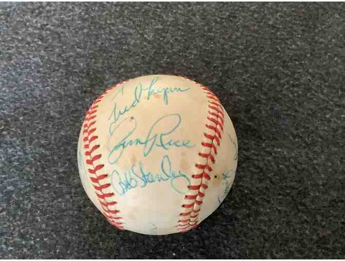 AUTOGRAPHED BASEBALL - Boston Red Sox