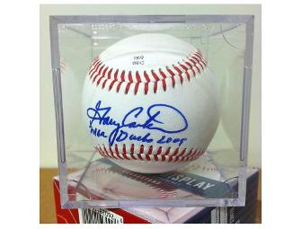 Gary Carter Autographed Baseball + Tickets